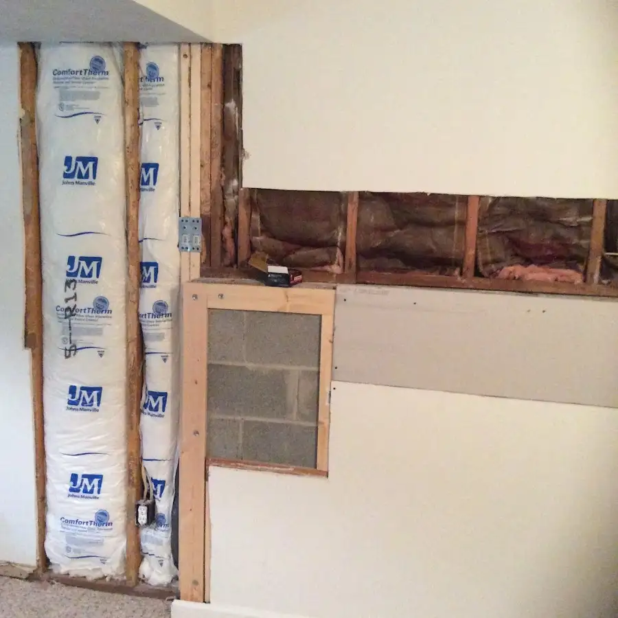 Wall insulation replacement during Contents Cleaning & Restoration in Chickasaw
